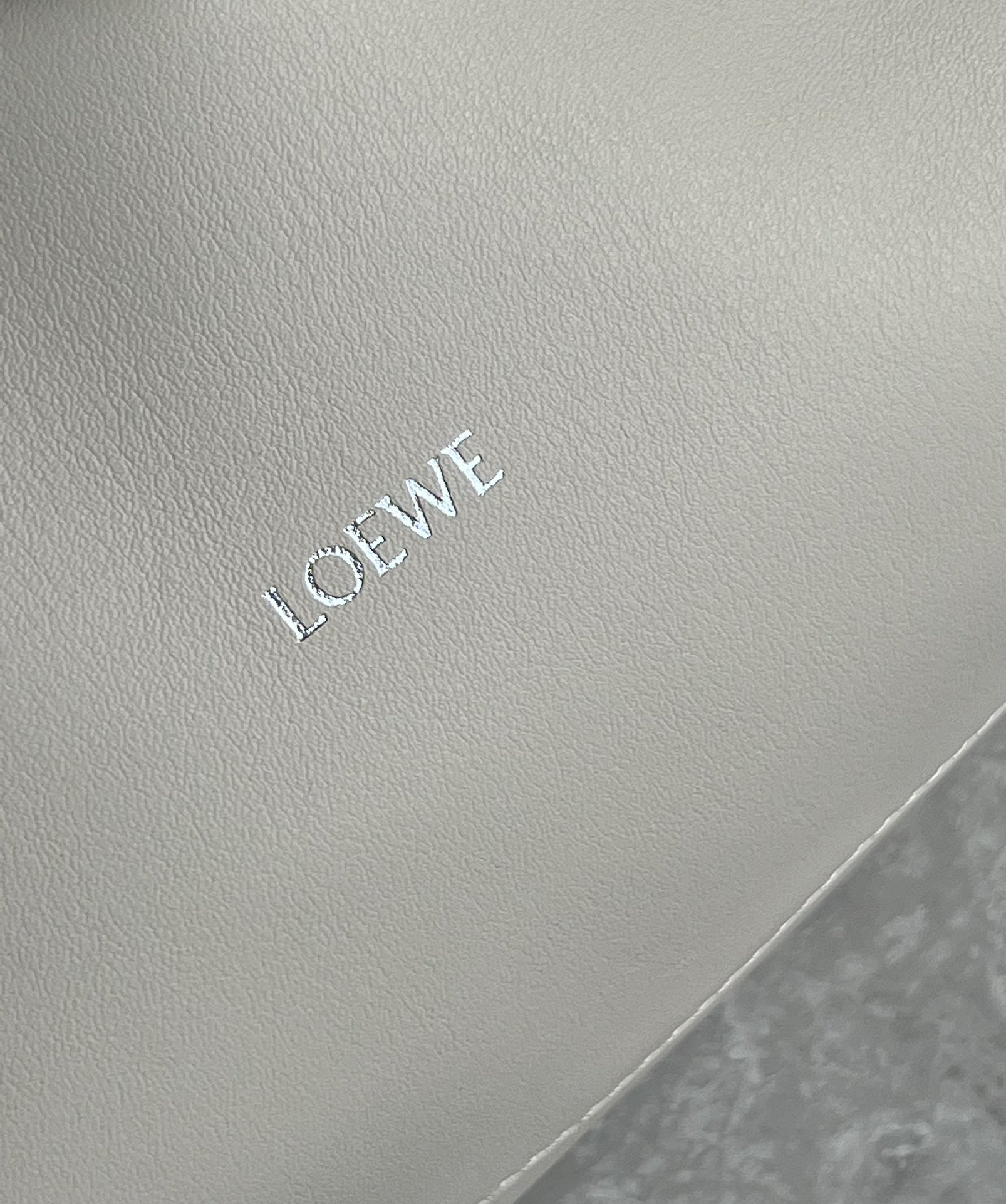 Loewe Mini Flamenco clutch in nappa calfskin Sea Salt